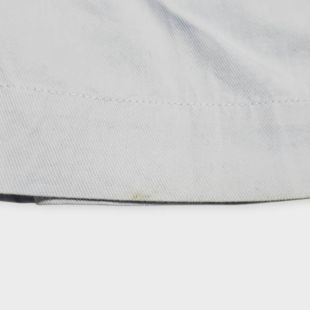 Mon Renn Lisle Trousers Powder Blue Size Small White Ric Rac Trim Split Hem - Picture 14 of 14